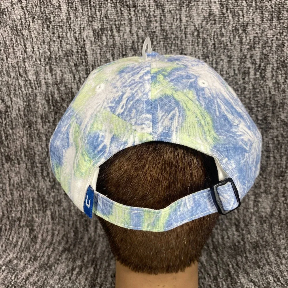 Huk Performance Fishing Hat Cap Tie Dye Blue Green Yupoong Classics Adjustable